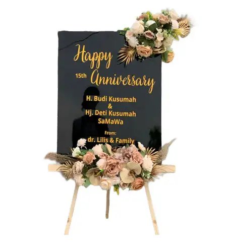 Papan Bunga Akrilik Banjar Agung