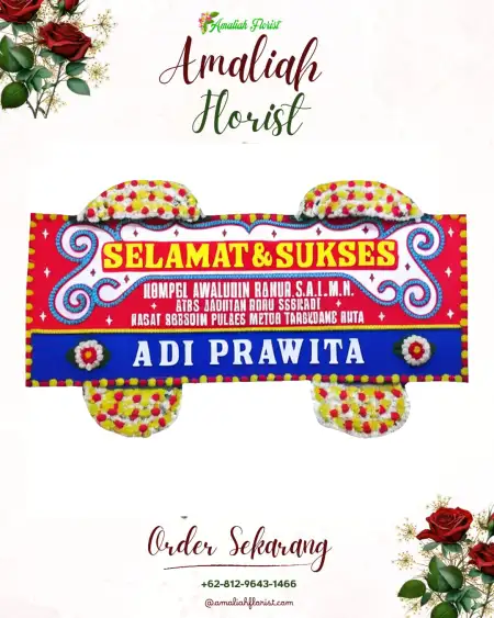 Papan Bunga Ucapan Selamat Banjar Agung