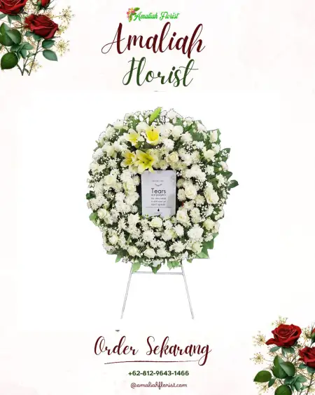 Krans Bunga Duka Banjar Agung