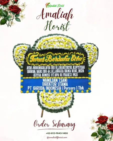 Papan Bunga Duka Banjar Agung